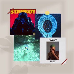 饰画 blond专辑卡片墙贴宿舍小众文艺装 欧美专辑封面海报 starboy