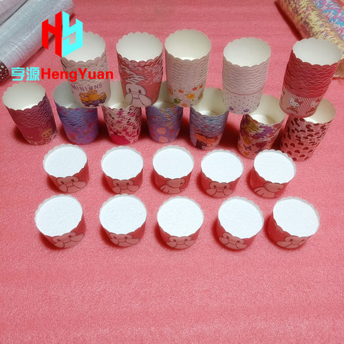 平顶泡沫纸杯蛋糕模型小中号马芬杯烘焙假体胚大号卷边杯翻糖模具