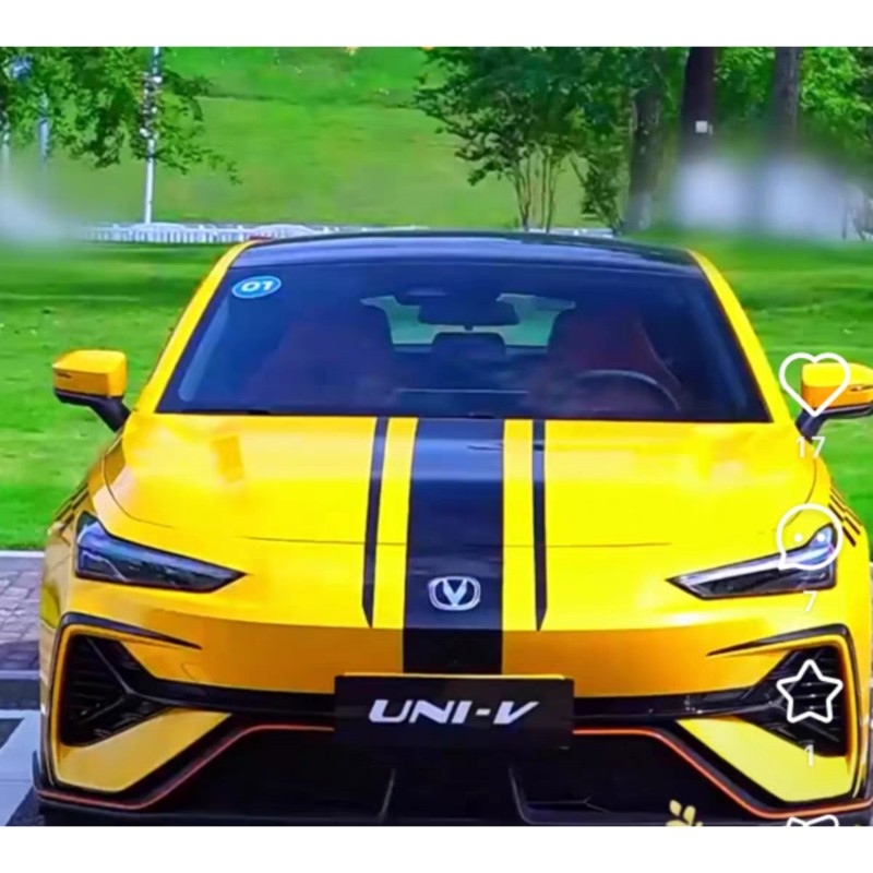 适用于长安UNIV车贴拉花深蓝SL03 S07 UNI-T影豹车身个性装饰贴纸