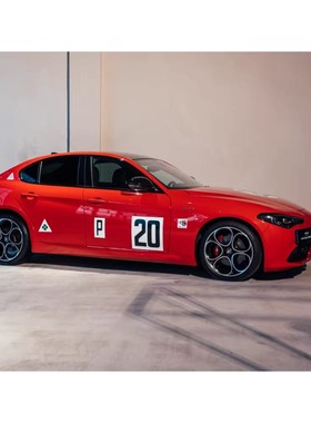 阿尔法罗密欧车贴阿尔法Giulia Stelvio GTAM115周年限量款F1拉花