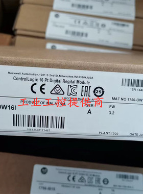 美国AB模块 1756-IF16 1756-OF8 1756-OW161 1769-L30ER质保一年