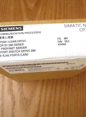 CP343-1以太网模块6GK7343-1CX10-0XE0 现货 6GK7 343-1CX10-OXEO