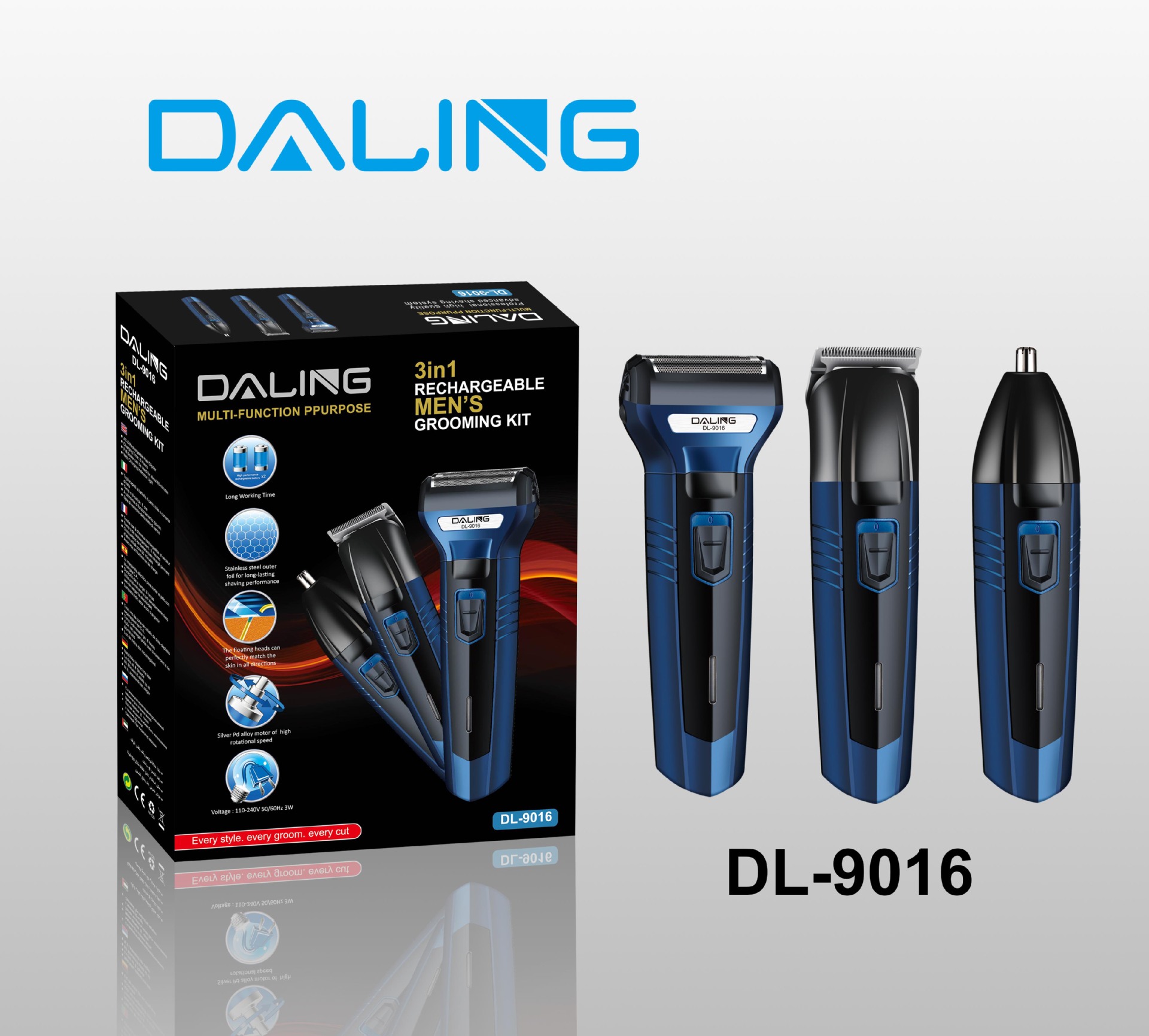 电动刮胡刀理发鼻毛胡须刀剃须刀