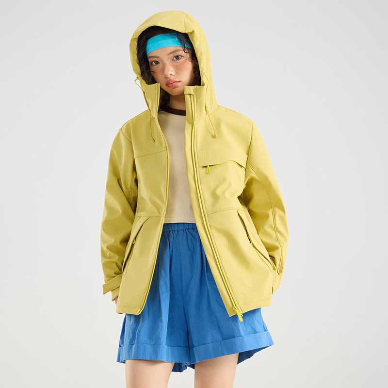 软壳衣女户外徒步登山冲锋衣防风防水一体绒夹克休闲运动拼接外套,户外/登山/野营/旅行用品,软壳衣,淘宝优惠券,粉丝福利购,淘宝优惠卷