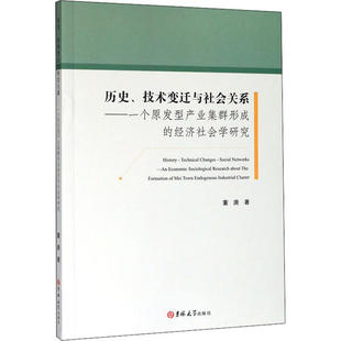 现货包邮 历史、技术变迁与社会关系——一个原发型产业集群形成的经济社会学研究 9787569261615 吉林大学出版社 董庚
