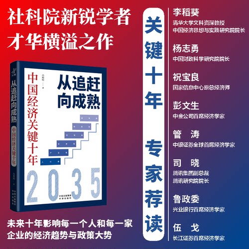 现货包邮 从追赶向成熟：中国经济关键十年 9787500185024 中译出版社 冯煦明 著 著