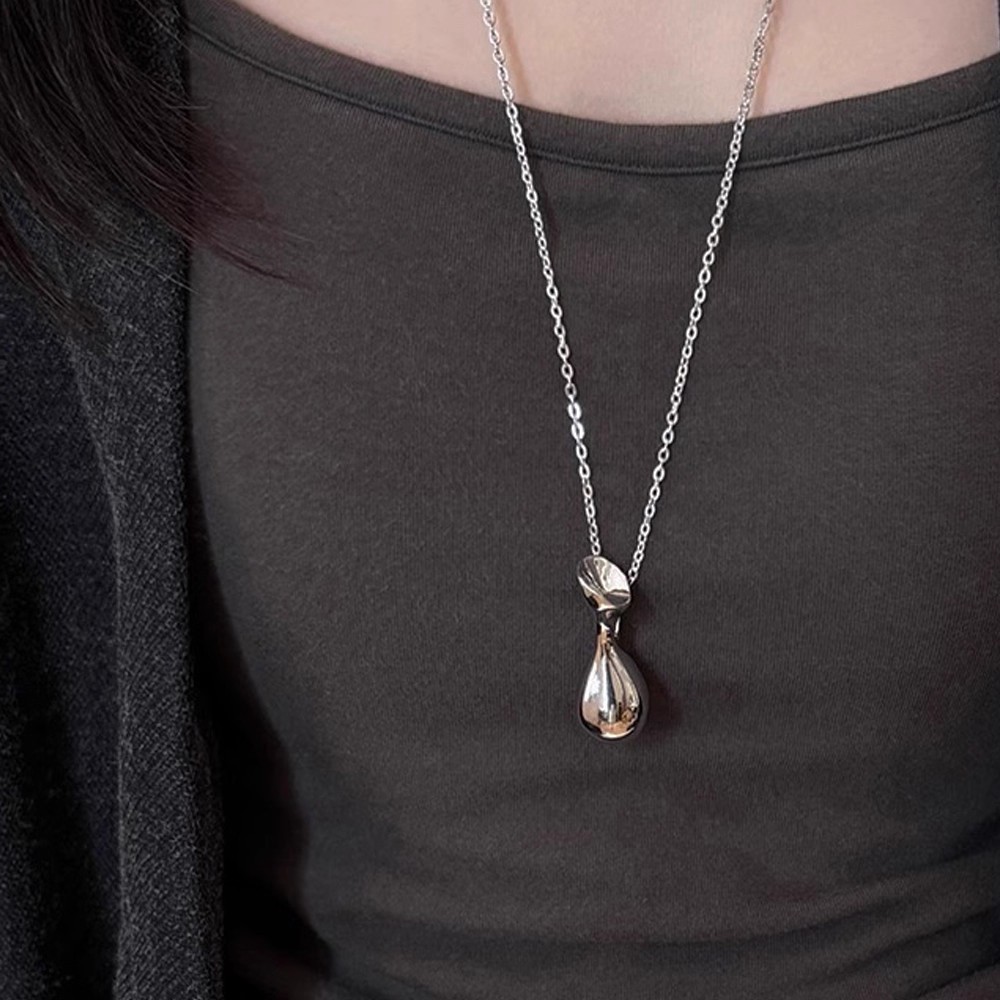 时尚创意简约净水瓶花瓶吊坠项链