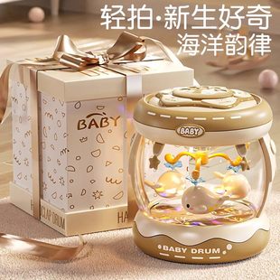 安抚玩具婴儿用品刚出生宝宝满月百日礼物新生的儿见面礼盒高端送