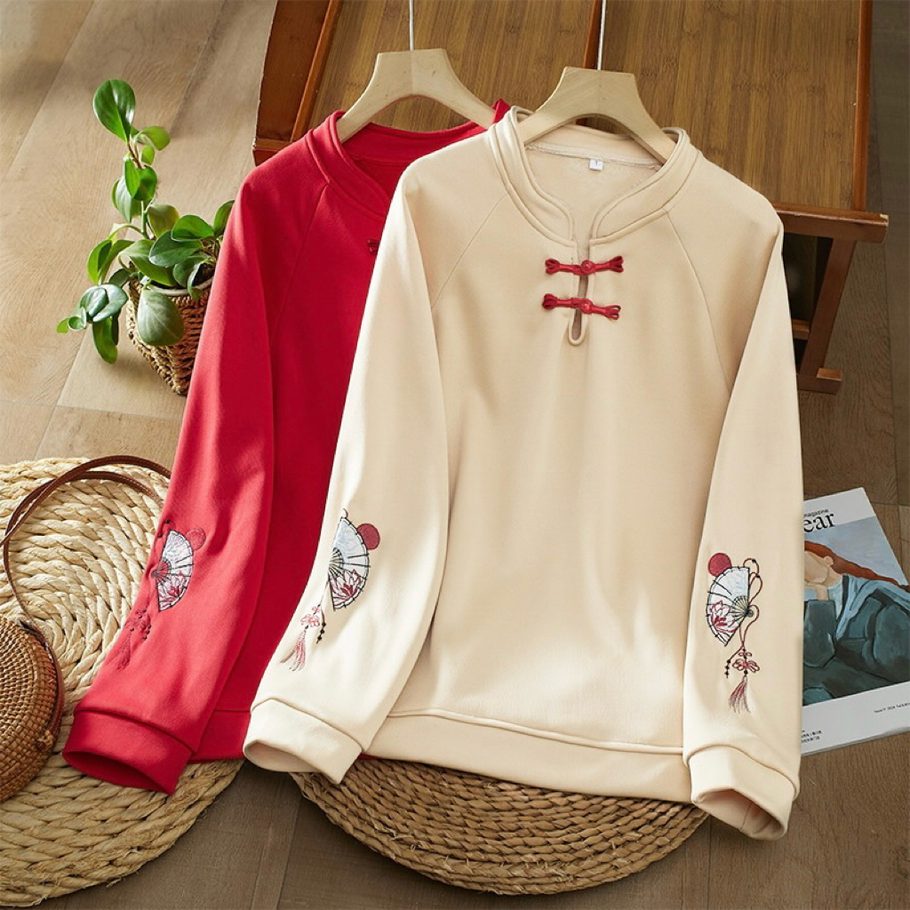 新中式复古盘扣旗袍唐装上衣