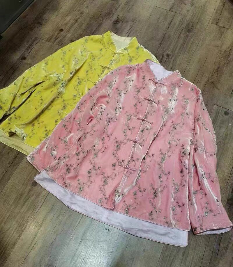 重磅推荐新款银丝线女新中式外套