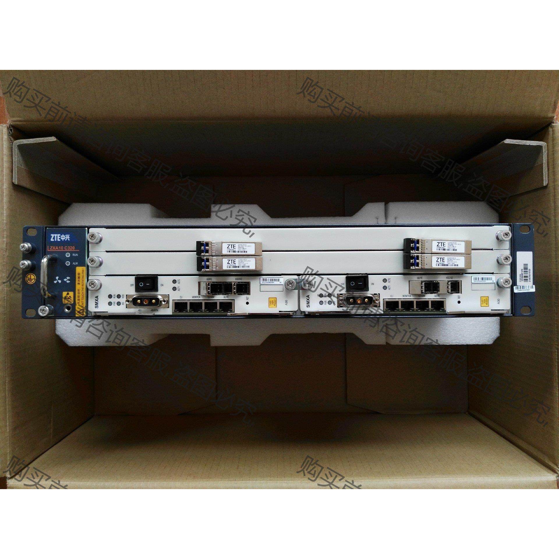 中兴c320 交流万兆 附件齐全 议价出售