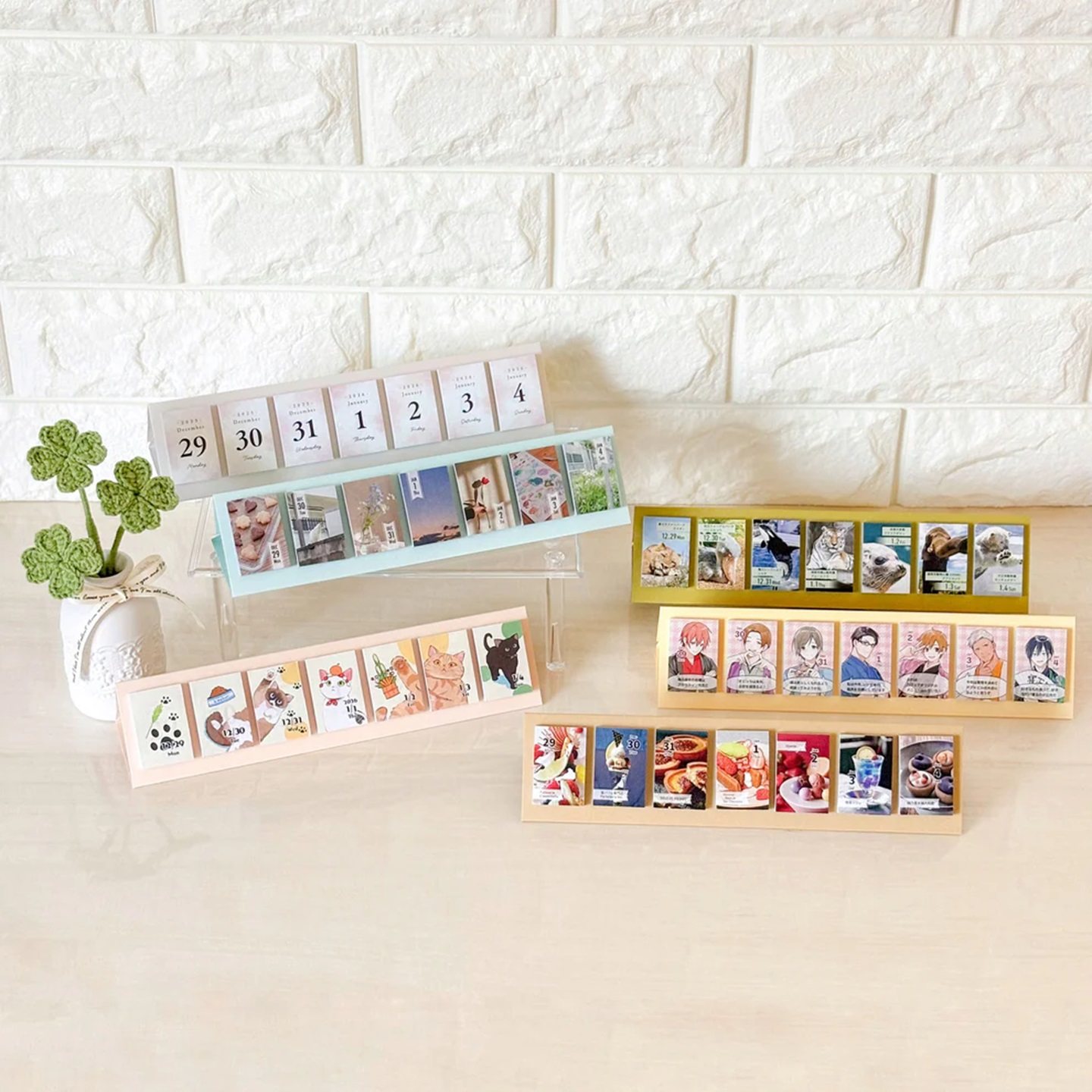 现货HIMEKURI 2026 日付型贴纸日历手账素材日本进口