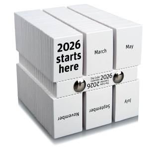 现货魔方日历 The Cube Calendar 2026年日付日历进口创意礼物
