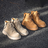 马丁靴男户外大黄靴加棉款复古厚底工装靴B253-8158-P135，男鞋马丁靴，星座814A（原电商B253）