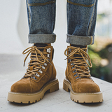 山系户外复古马丁靴男大黄靴情侣踢不烂沙漠靴B253-9073-P135，男鞋马丁靴，星座814A（原电商B253）