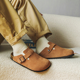 勃肯鞋男女同款平底钓鱼博肯鞋休闲包头拖鞋B253-YD110-P120，男鞋拖鞋，星座814A（原电商B253）