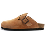 勃肯鞋男女同款平底钓鱼博肯鞋休闲包头拖鞋B253-YD110-P120，男鞋拖鞋，电商B253