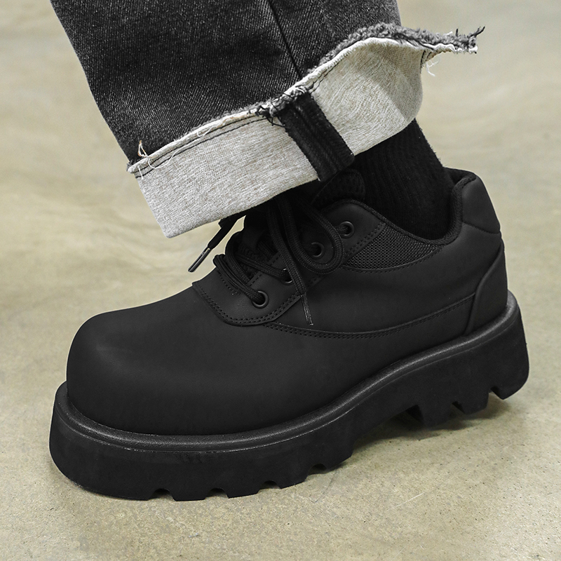 小众增高5CM厚底通勤德比鞋男高街帅气增高大头皮鞋5960-P130，男鞋皮鞋，电商B253