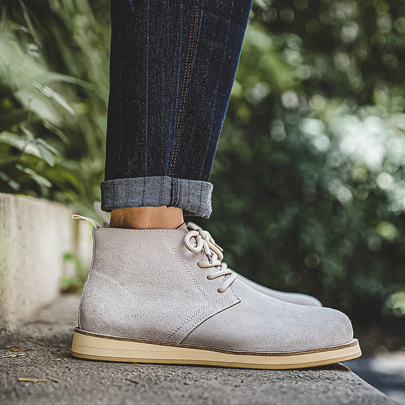 山系风户外手工马丁靴男复古工装靴街头风潮短靴B253-8076-P125，男鞋马丁靴，星座814A（原电商B253）
