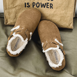 美式厚底加绒全包勃肯鞋男女纯色复古加绒雪地靴B253-9133-P130，男鞋拖鞋，星座814A（原电商B253）