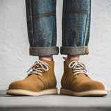 山系风户外手工马丁靴男复古工装靴街头风潮短靴B253-8076-P125，男鞋马丁靴，星座814A（原电商B253）