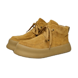 日系风反毛皮休闲厚底工装靴男增高沙漠靴B253-8898-P130，男鞋马丁靴，星座814A（原电商B253）