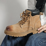 大黄靴马丁靴男户外登山鞋中帮踢不烂工装靴子B253-9002-P115，男鞋马丁靴，星座814A（原电商B253）