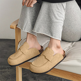 勃肯鞋男厚底包头半拖鞋情侣外穿复古凉拖鞋博肯鞋9506-P120，男鞋拖鞋，星座814A（原电商B253）