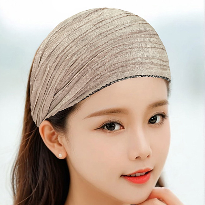 宽边弹力发带布艺气质头饰百搭