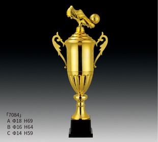 足球奖杯定制篮球奖牌制作运动会金属创意高档团队比赛定做羽毛球
