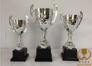 足球奖杯定制篮球奖牌定做水晶羽毛球金属奖牌制作创意钓鱼银色