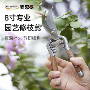 麦思德修枝剪树枝园艺剪刀修枝剪园林花卉果树花艺嫁接专用剪子