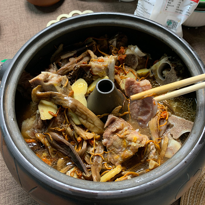 云南汽锅鸡建水紫陶黑陶汽锅多层家用蒸汽锅电气锅气锅鸡砂锅煲汤