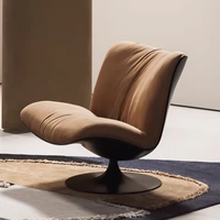 Однополосное кресло с настоящей кожаной контактной поверхностью