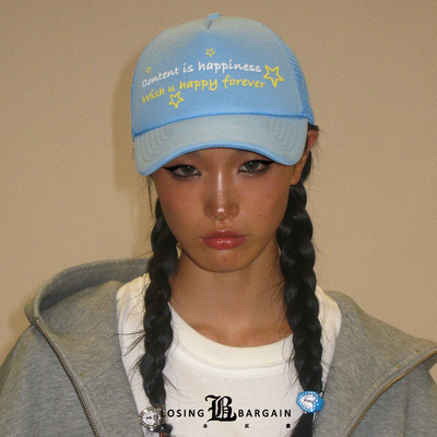 【Losing Bargain】原创百搭撞色大头围超显脸小帽子卡车帽男女