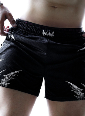 运动短裤男三分裤健身肌肉速干透气弹力美式潮牌Breathedivinity