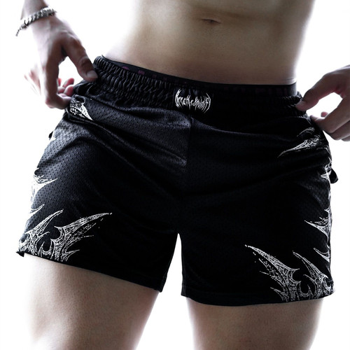 运动短裤男三分裤健身肌肉速干透气弹力美式潮牌Breathedivinity