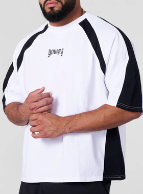 运动短袖男T恤美式潮牌YOUNGLA健身透气速干训练肌肉撸铁休闲迷彩