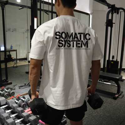 短袖男透气宽松运动健身肌肉兄弟