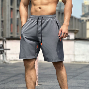 运动裤男短裤五分裤中裤弹力速干透气健身训练肌肉撸铁狗潮牌大码