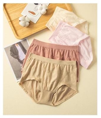 印花内裤贤露棉质面料纯色内裤