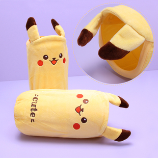 皮卡丘袖套儿童秋冬女护袖口卡通袖头宝宝防污学生工作长短款可爱