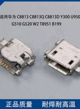 适用华为Huawei C8813 G510 G520 W2  B199尾插USB接口电源接口