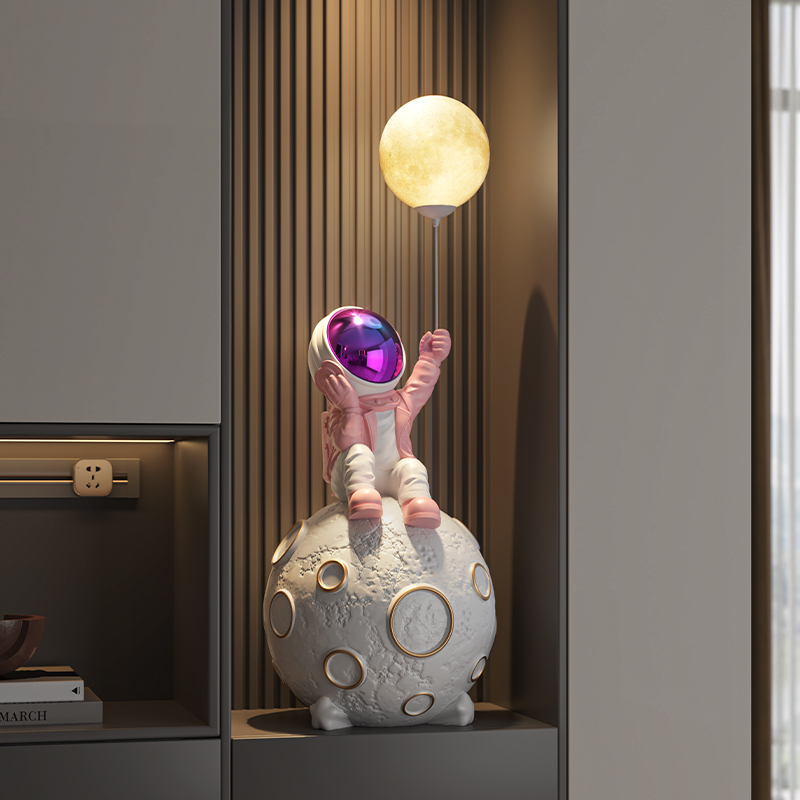 客厅电视柜床头柜宇航员装饰摆件太空人蓝牙音响轻奢乔迁新居礼物