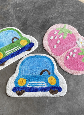 高端孤品地垫 防滑地垫 门垫卡通多款式 出口日单尾货 卫生间吸水