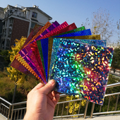 包邮 创意新品 闪亮反光镭射儿童手工折纸剪纸正方形千纸鹤彩纸材料