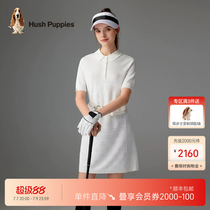 【提花工艺】暇步士女装短袖polo裙夏季清凉透气学院风翻领连衣裙