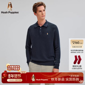 商务休闲线衣新年款 含羊毛 冬季 POLO领针织衫 抗起球 暇步士男装