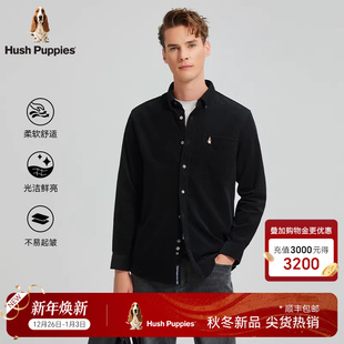 复古厚实细条灯芯绒衬衫 衬衣秋季 暇步士全棉长袖 男 优质长绒棉