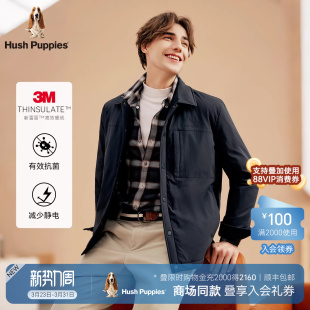 冬季 暇步士男装 抗菌防静电轻盈保暖棉服外套 商场同款